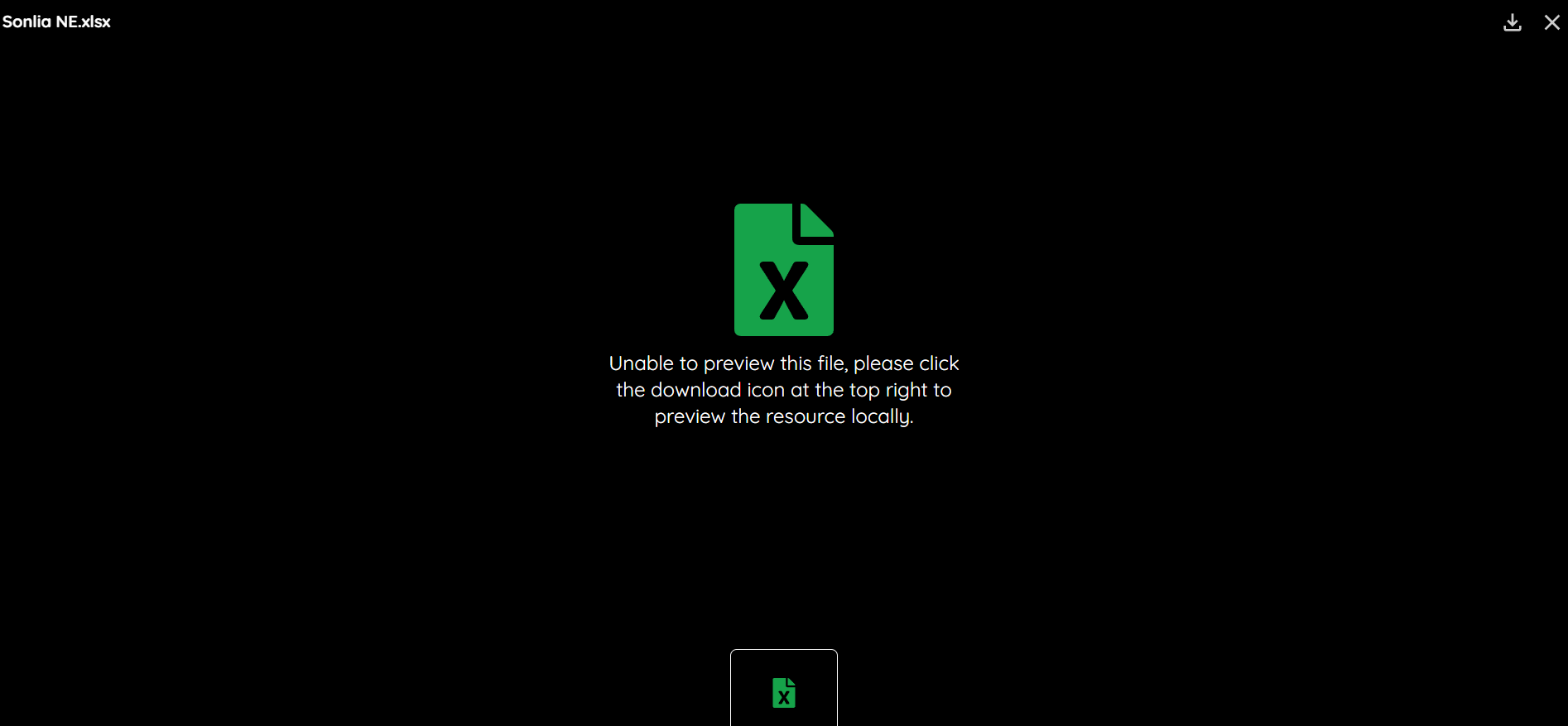 Add excel preview to message attachments